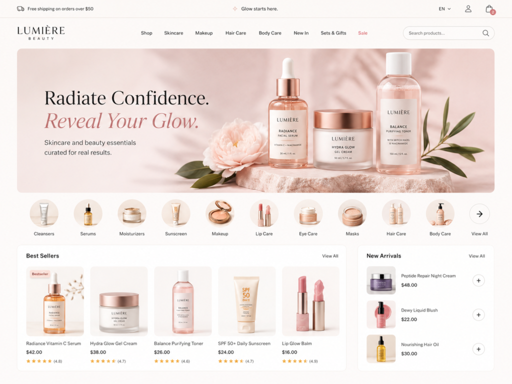 Beauty Product Store