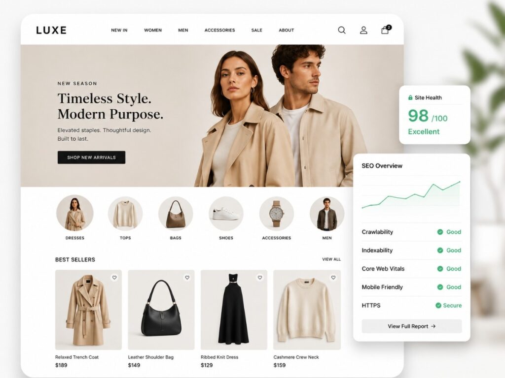 Fashion E-commerce Realistic