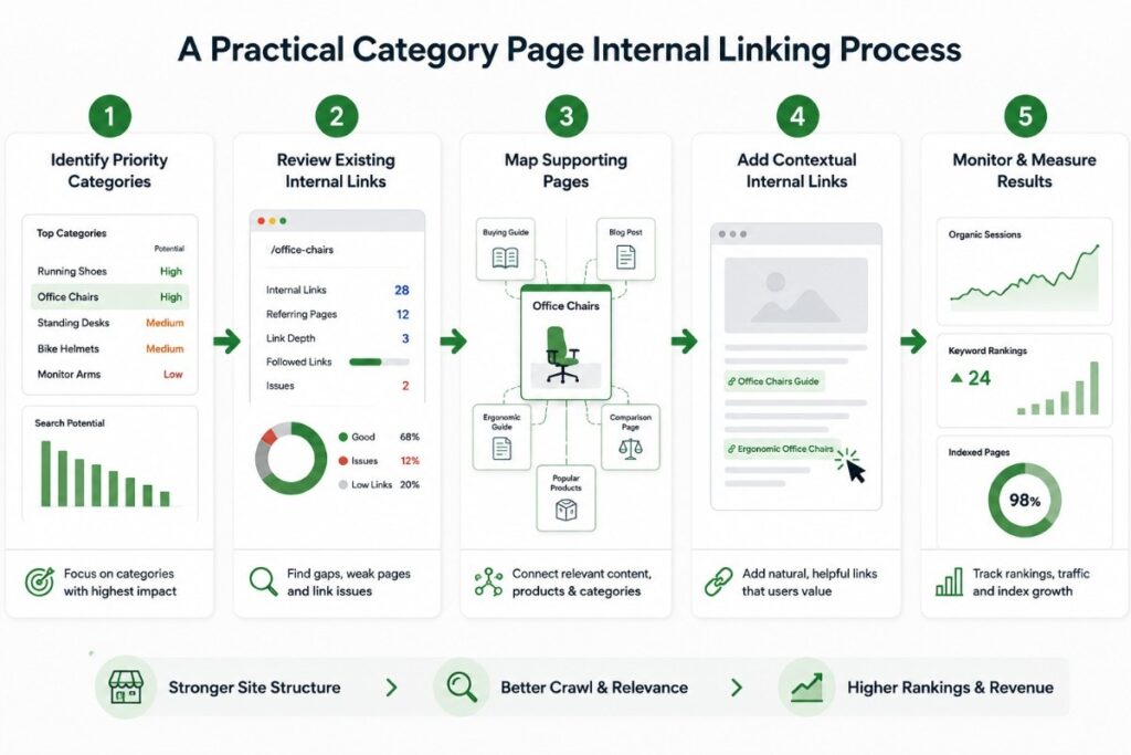 Five-Step Category Linking Process