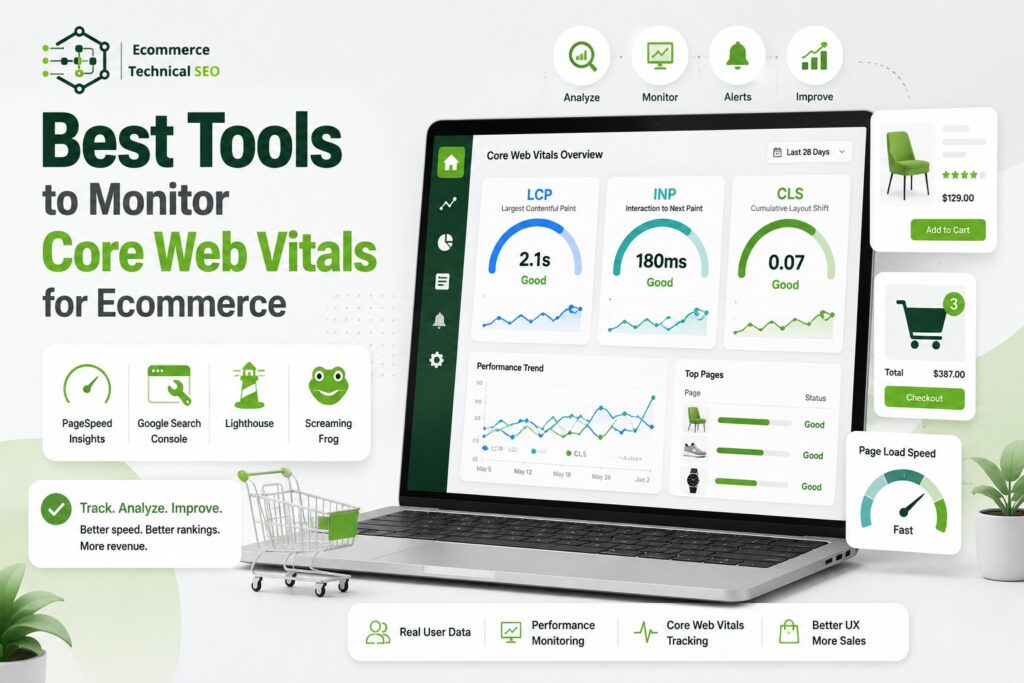 Best Core Web Vitals monitoring tools for ecommerce websites